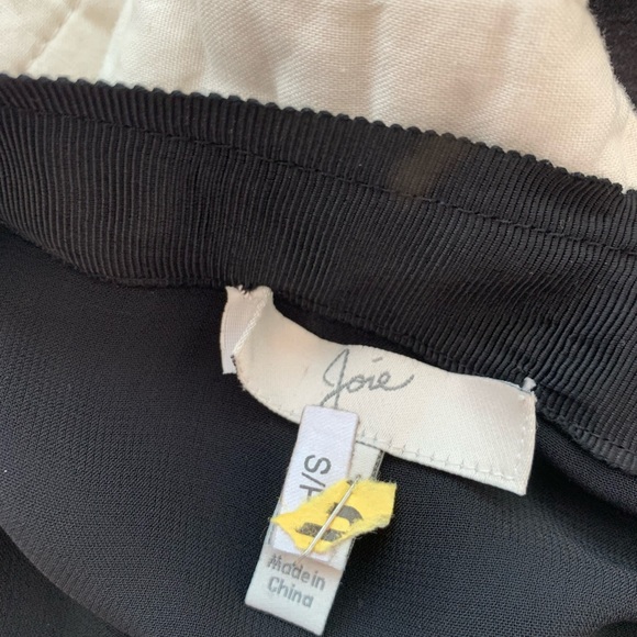 Joie Short Silk Black Pleated Skirt Size Sm - Picture 2 of 6